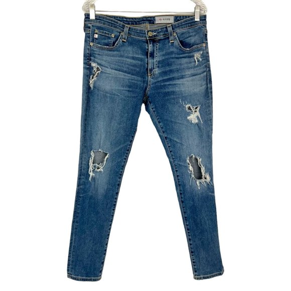 AG Adriano Goldschmied Legging Ankle Skinny Jeans 13 Years Pacifica size 31 - Picture 4 of 14